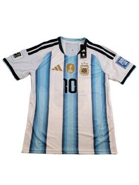 Lionel Messi Men's Argentina World Cup 2026 Home Jersey Size LARGE